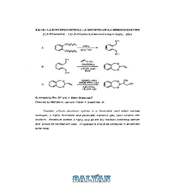 Organic Syntheses An annual publication of satisfactory methods 73