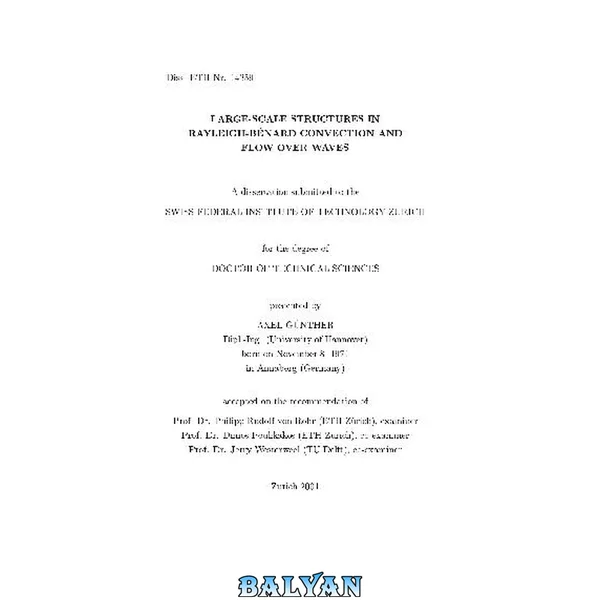 Large-scale Structures in Rayleigh-Benard Convection and Flow Over Waves