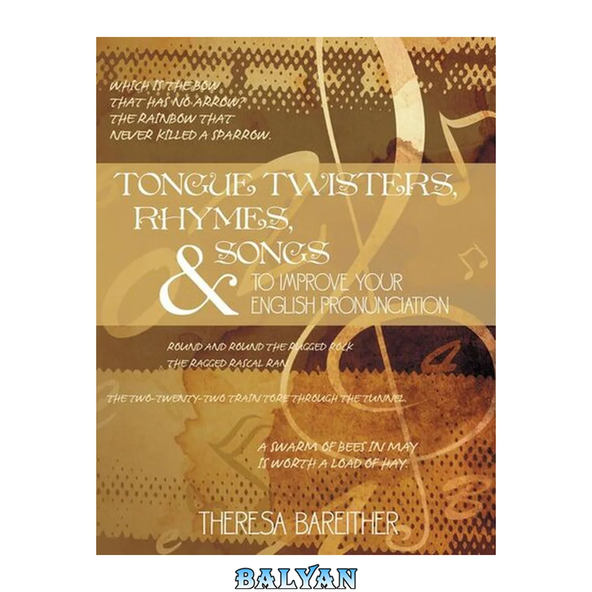 جلد کتاب Tongue Twisters, Rhymes, and Songs to Improve Your English Pronunciation