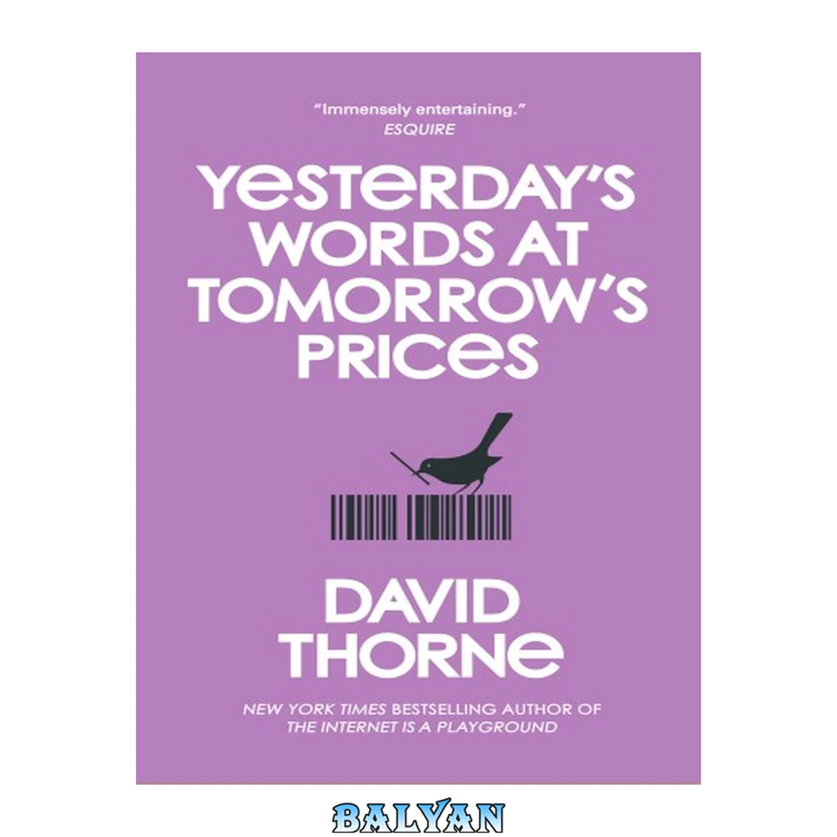 جلد کتاب Yesterday's Words at Tomorrow's Prices