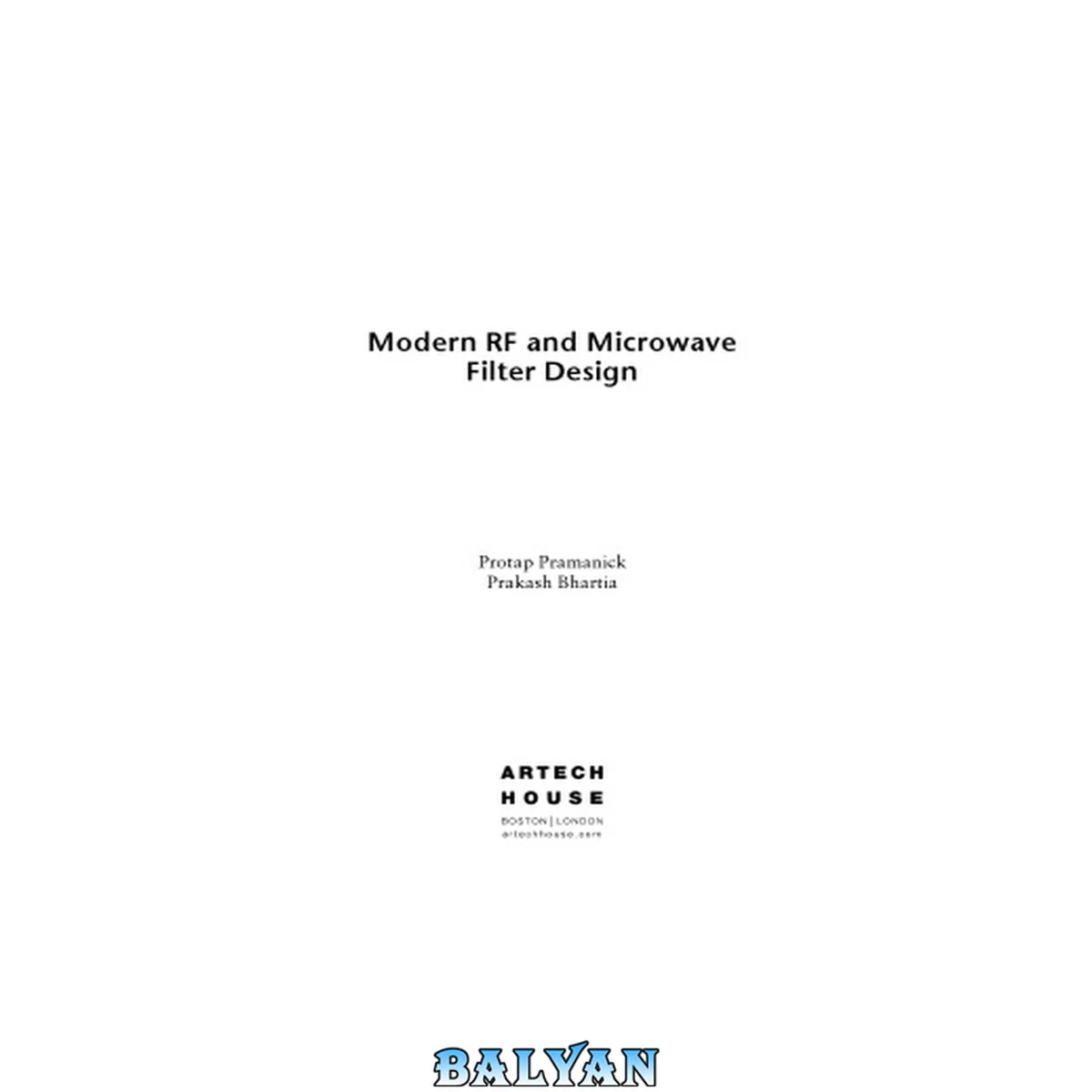 جلد کتاب Modern RF and Microwave  Filter Design