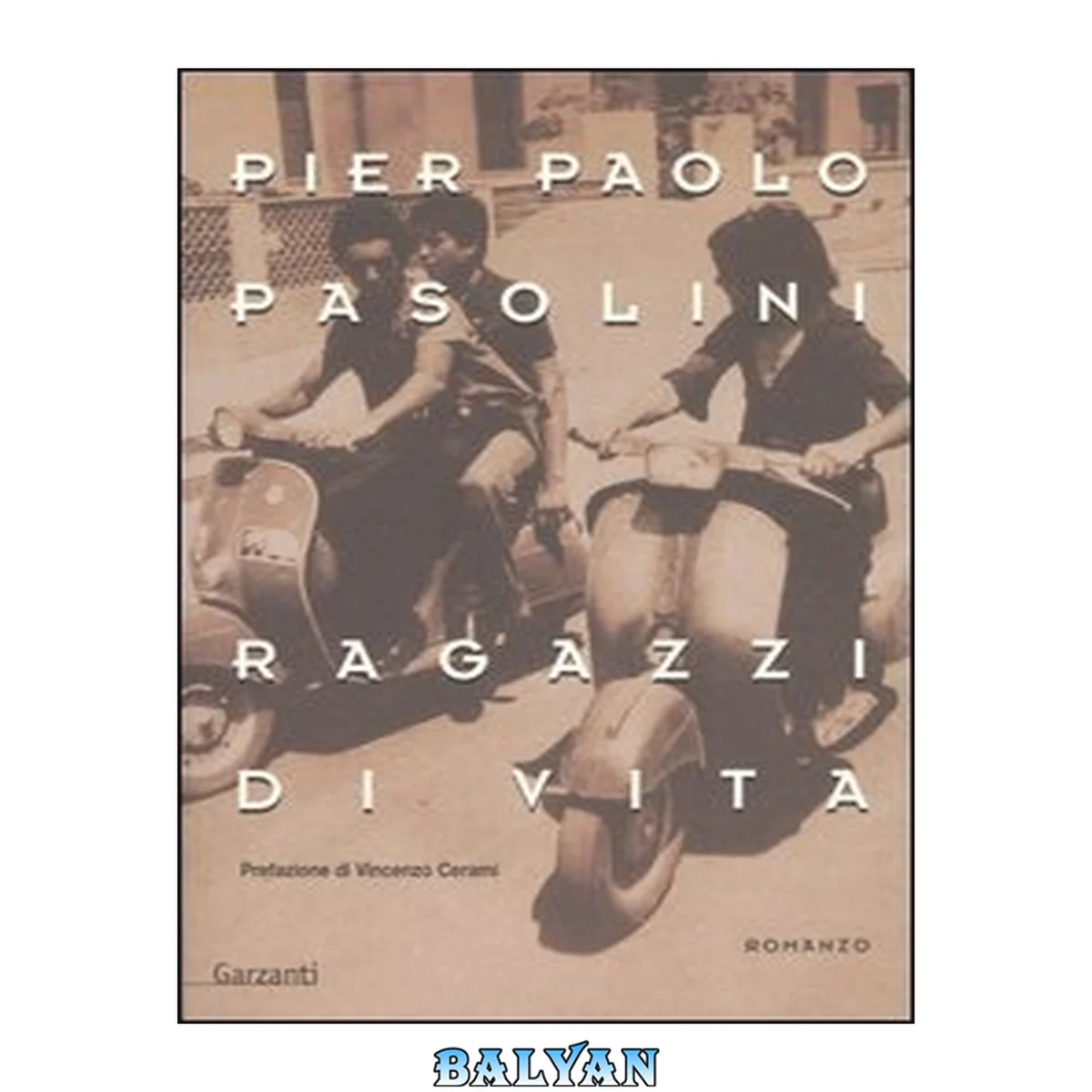 جلد کتاب Ragazzi di vita