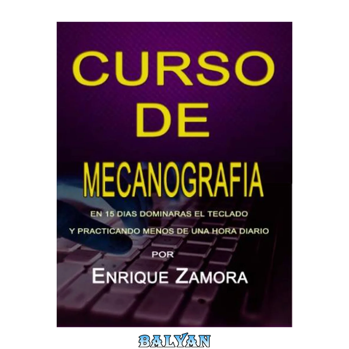 جلد کتاب Curso de Mecanografía