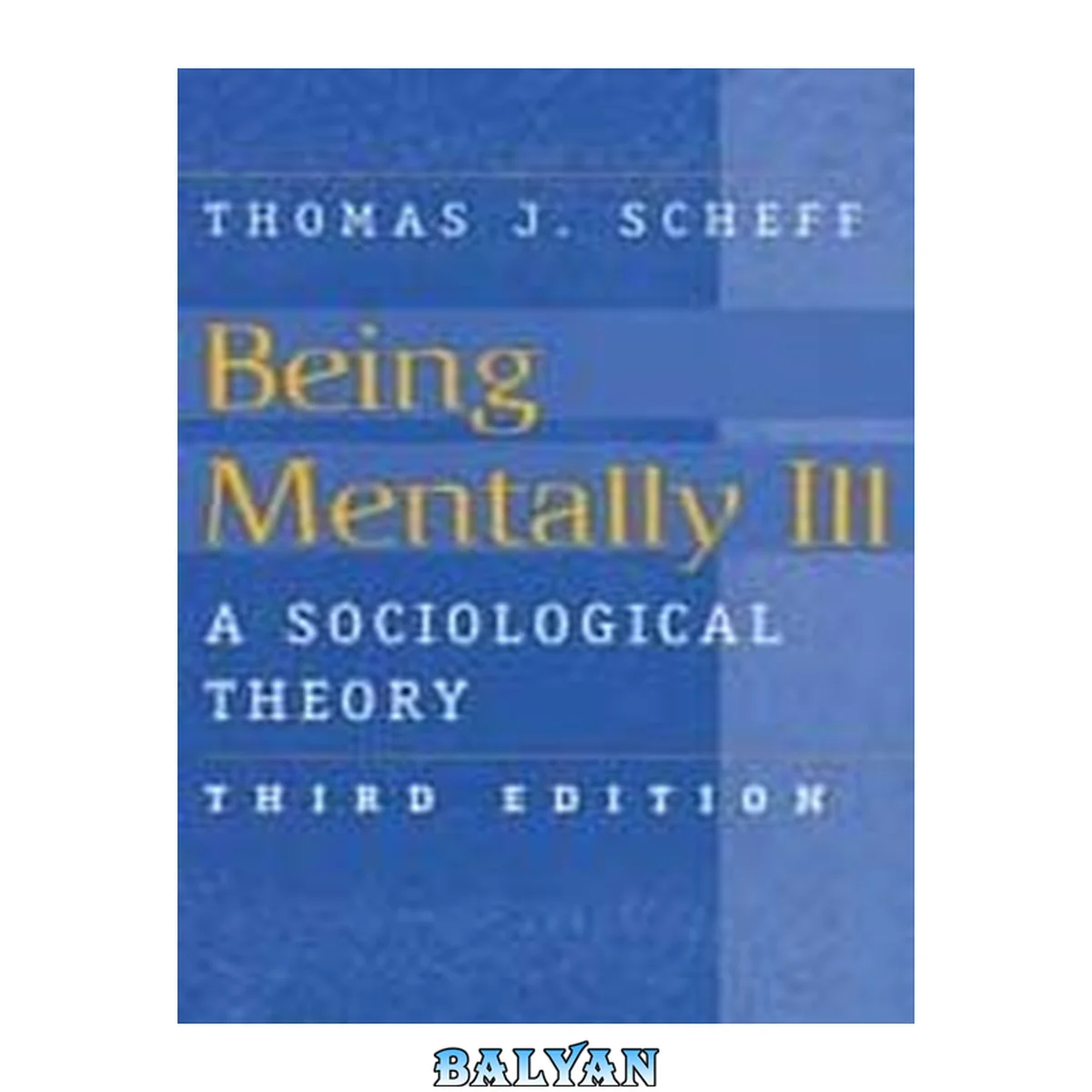 جلد کتاب Being mentally ill : a sociological theory