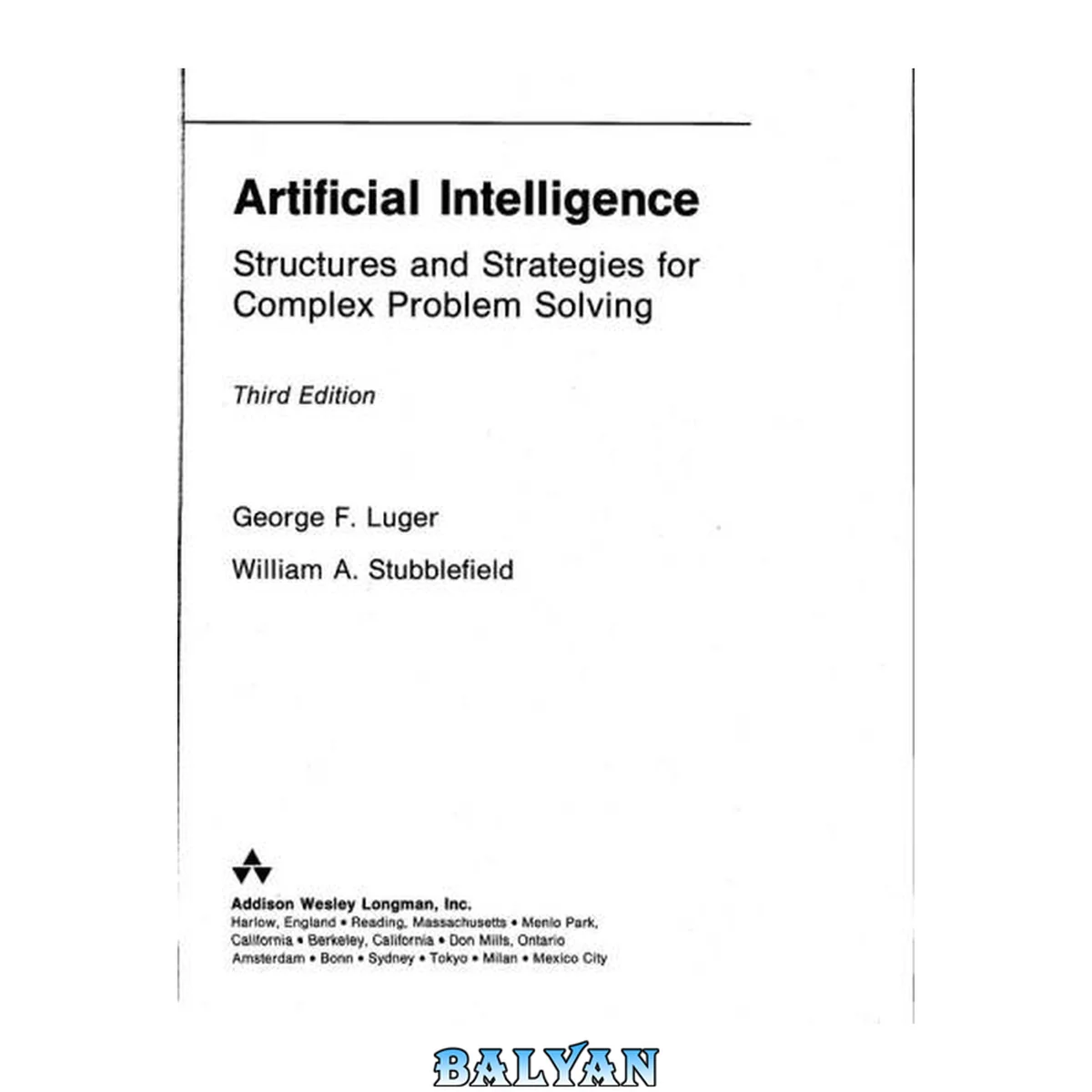 جلد کتاب Artificial Intelligence, Structures And Strategies For Complex Problem Solving