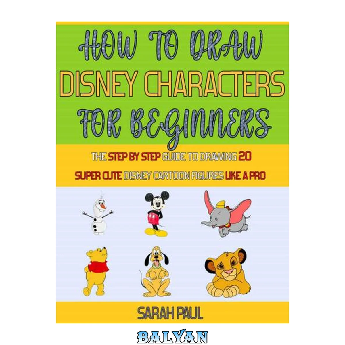 جلد کتاب How To Draw Disney Characters For Beginners