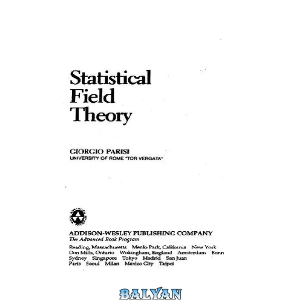 Statistical Field Theory (Advanced Book Classics)