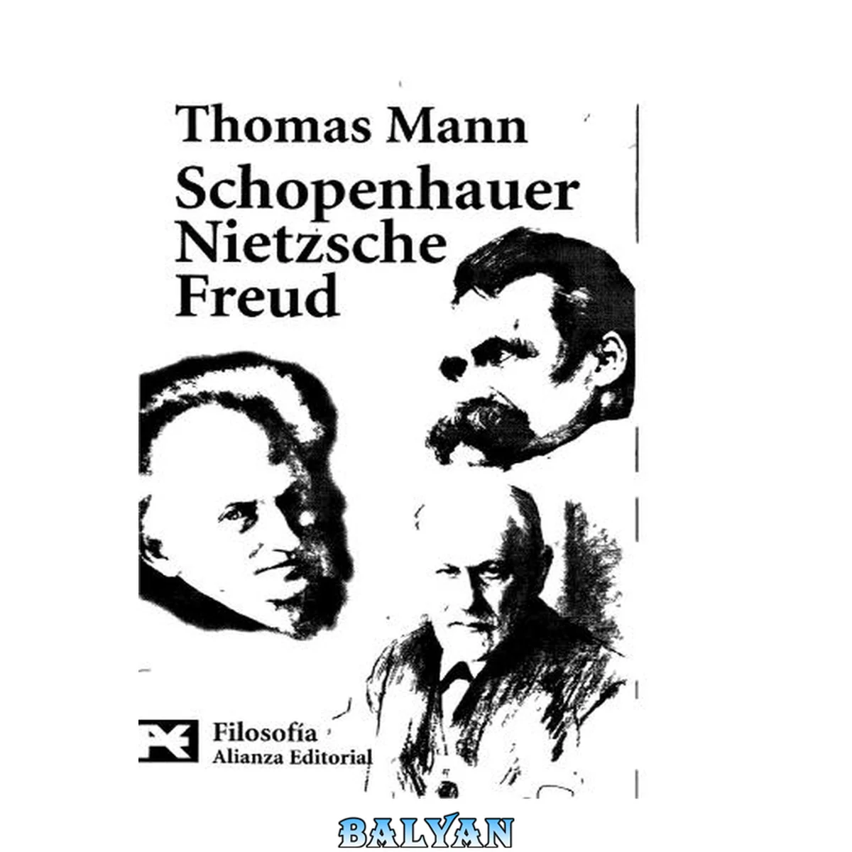 جلد کتاب Schopenhauer, nietzsche, freud