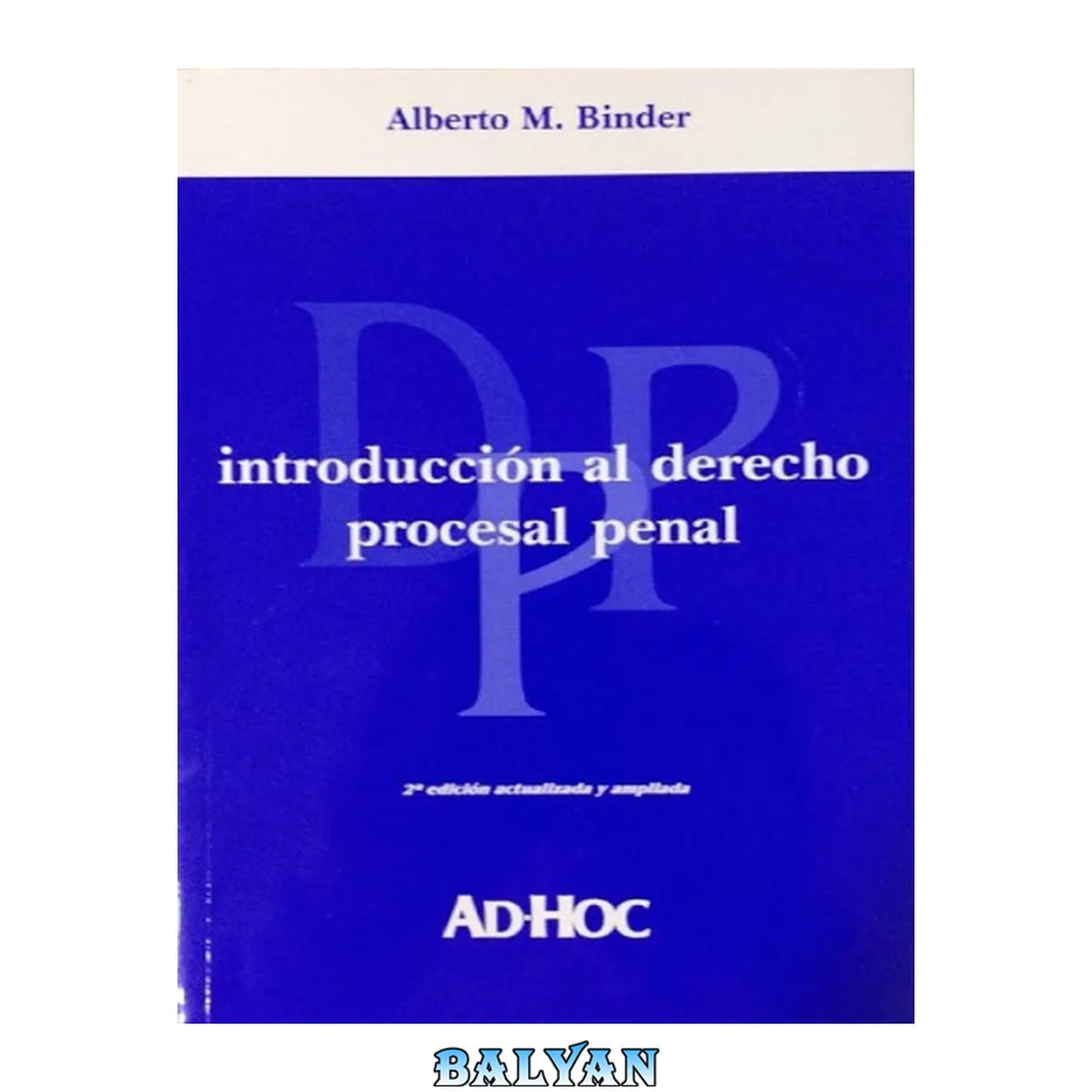 جلد کتاب Introducción al derecho procesal penal