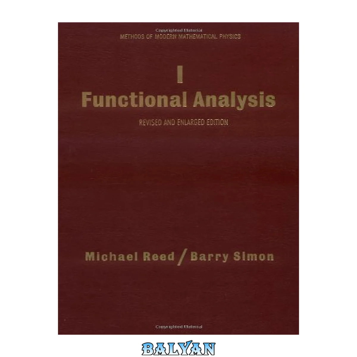 جلد کتاب Methods of modern mathematical physics 1 Functional analysis