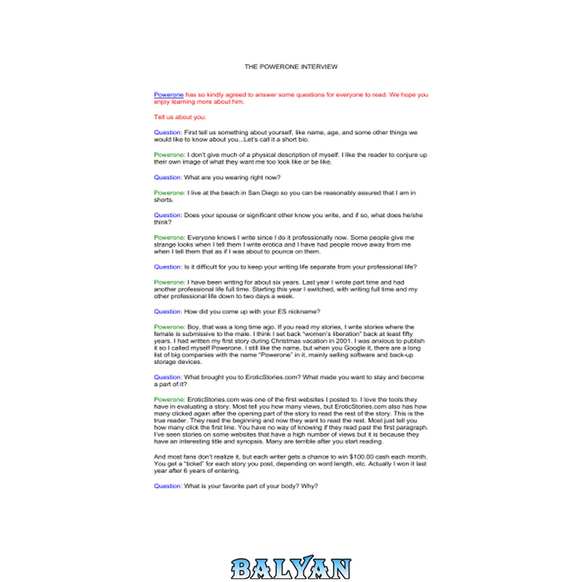 جلد کتاب Interview
