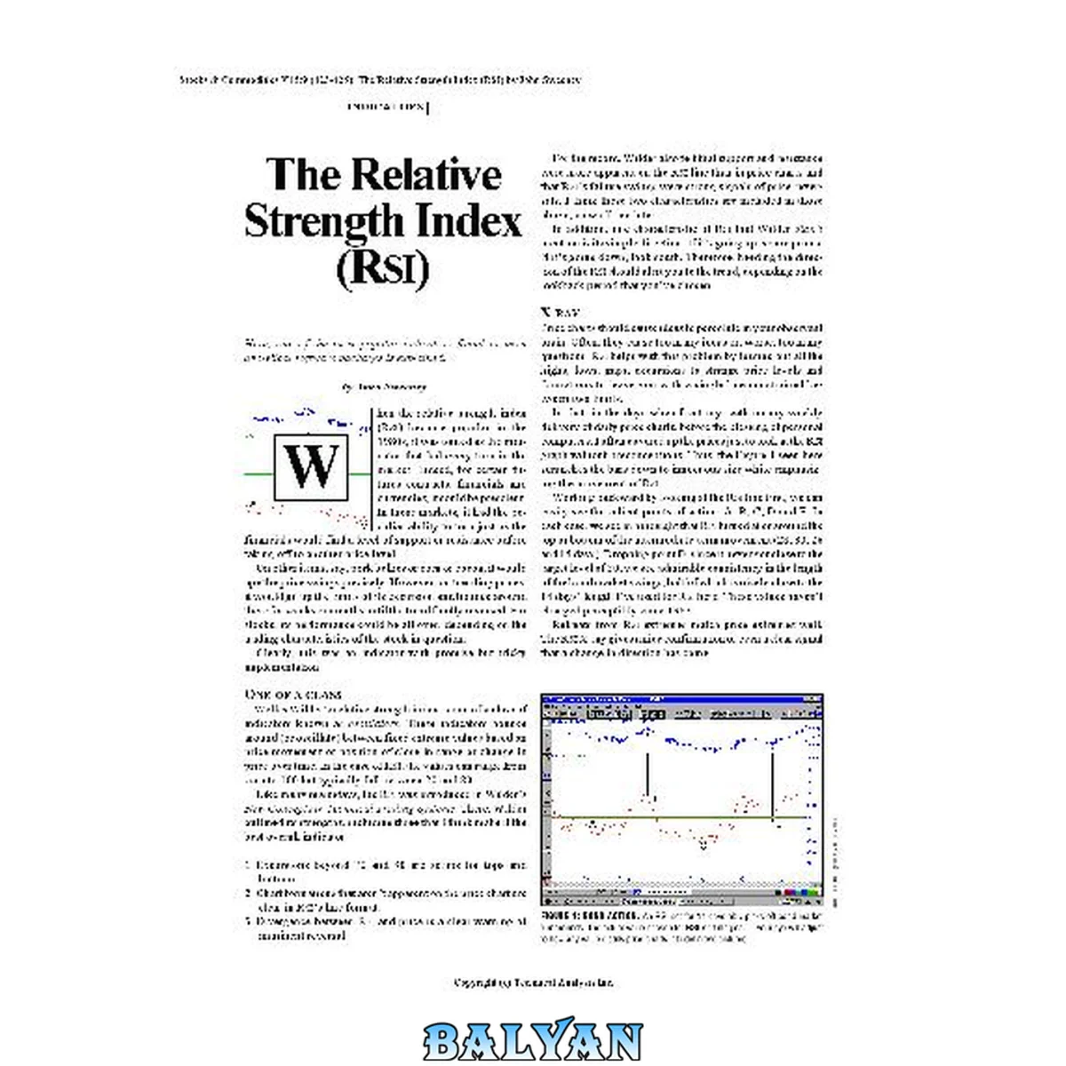 جلد کتاب The Relative Strength Index (RSI)