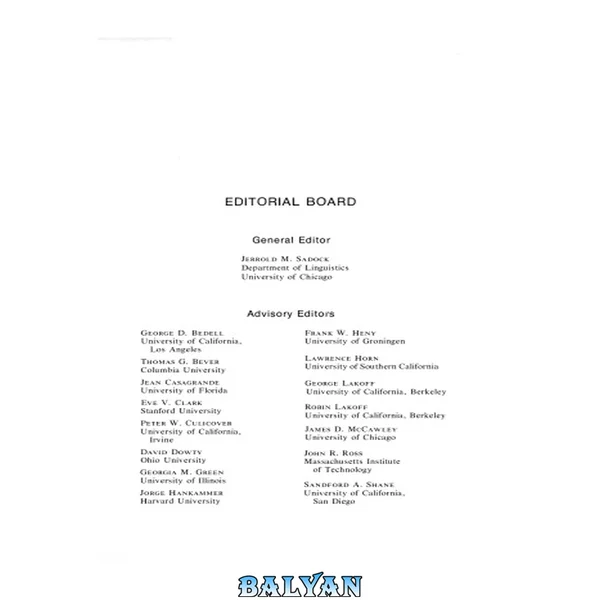 Syntax and Semantics: Pragmatics (Syntax and semantics)