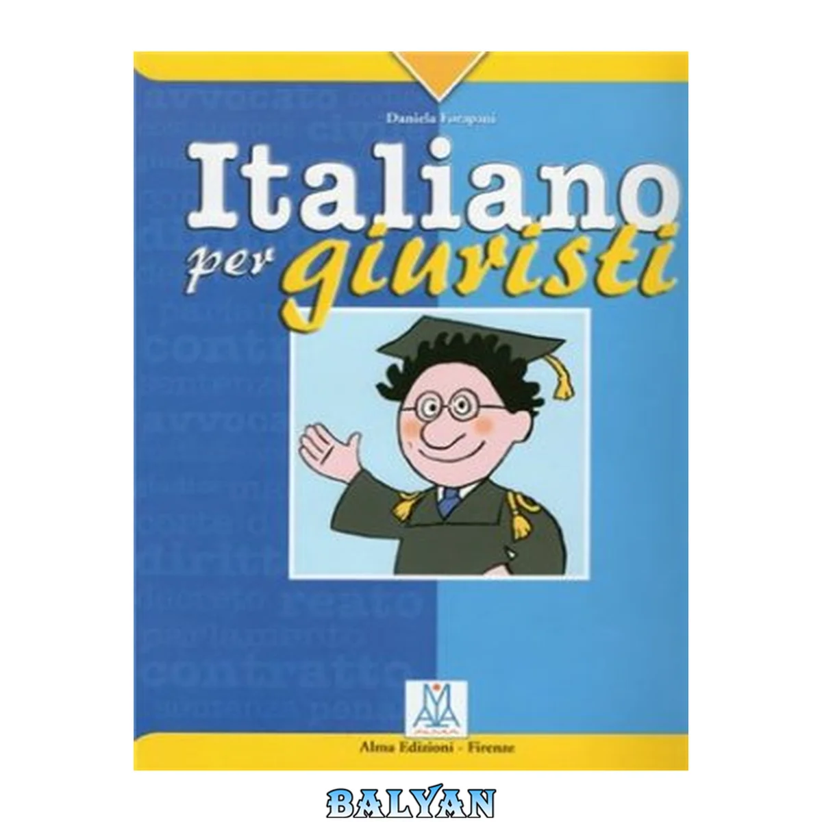 جلد کتاب Italiano per giuristii