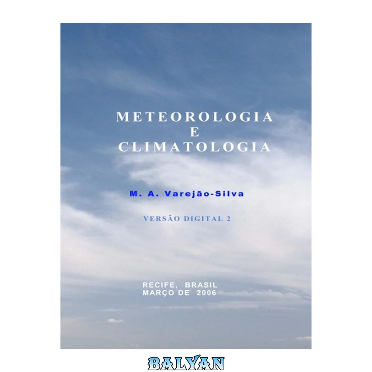 جلد کتاب Meteorologia e climatologia