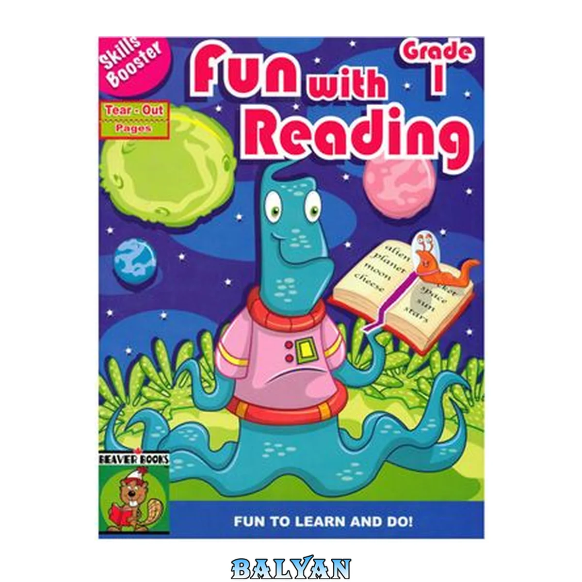جلد کتاب FUN WITH READING GRADE 1 TEAR OUT PAGES (SKILLS BOOSTER)
