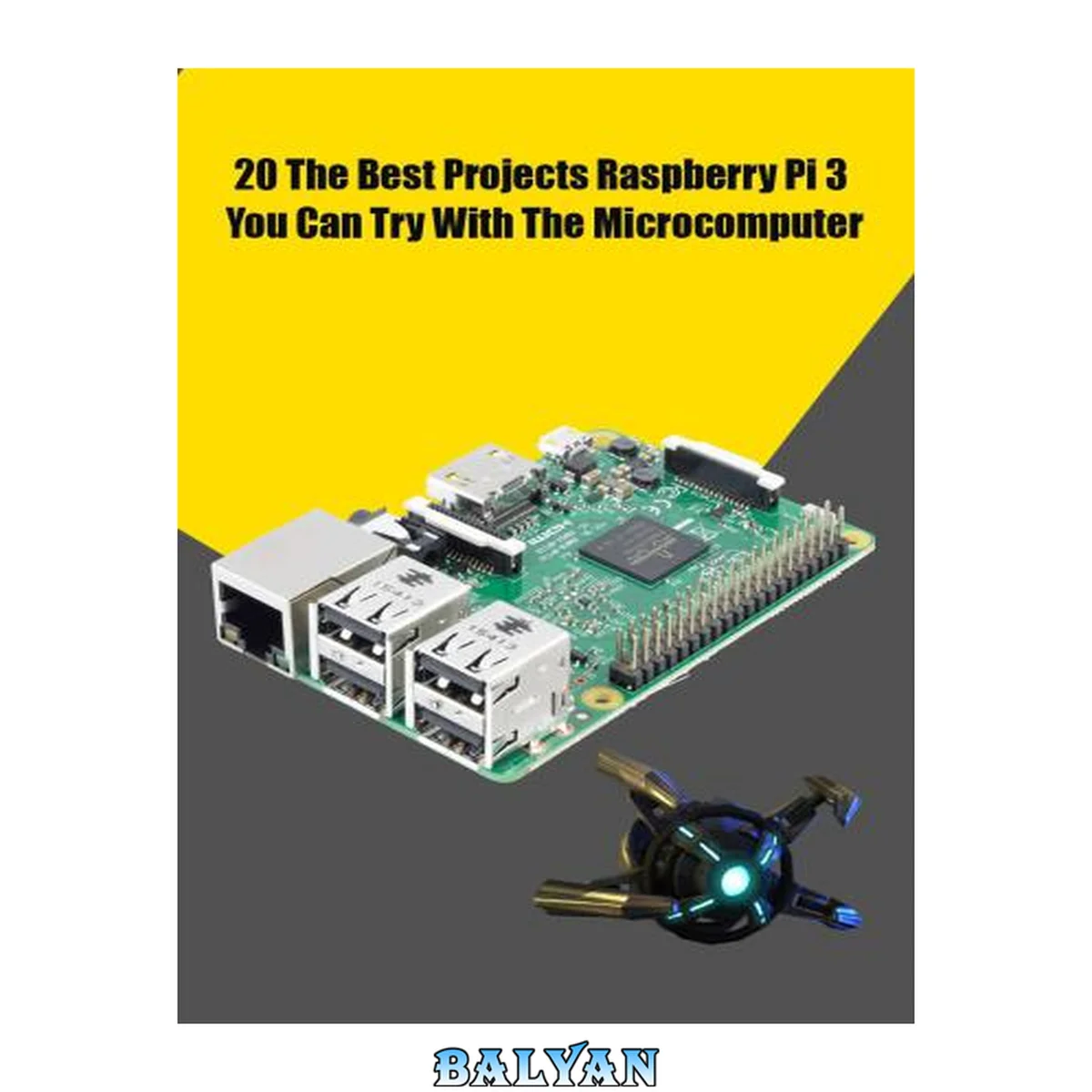 جلد کتاب Best Idea 20 Projects Raspberry Pi 3 You Can Try With the Microcomputer: Raspberry PI 3 Projects for Beginners
