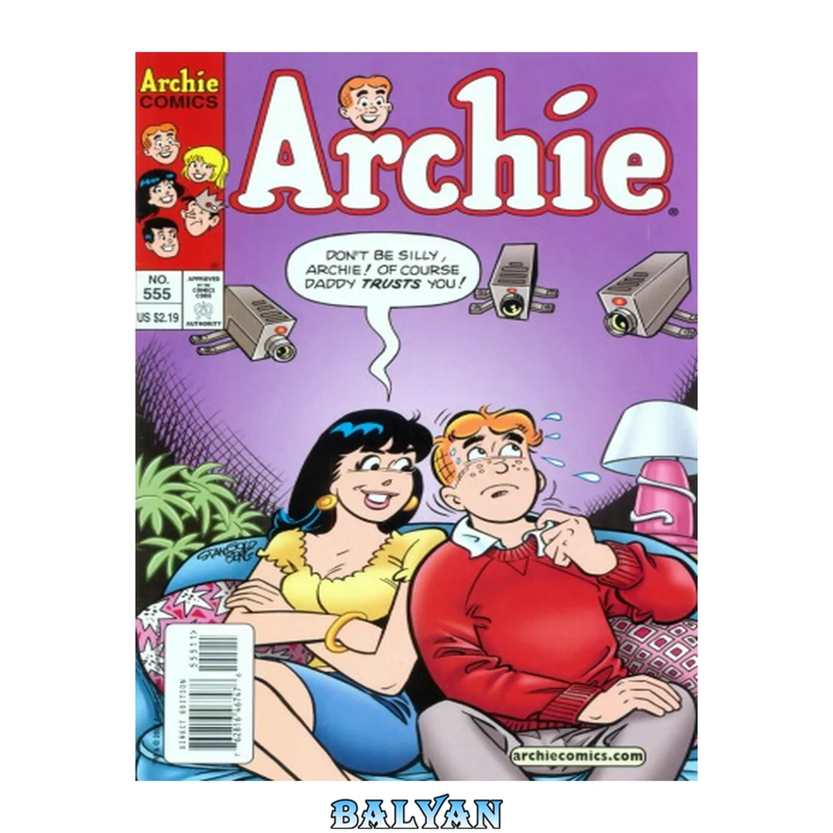 جلد کتاب Archie Vol 1 No 555 May 2005.