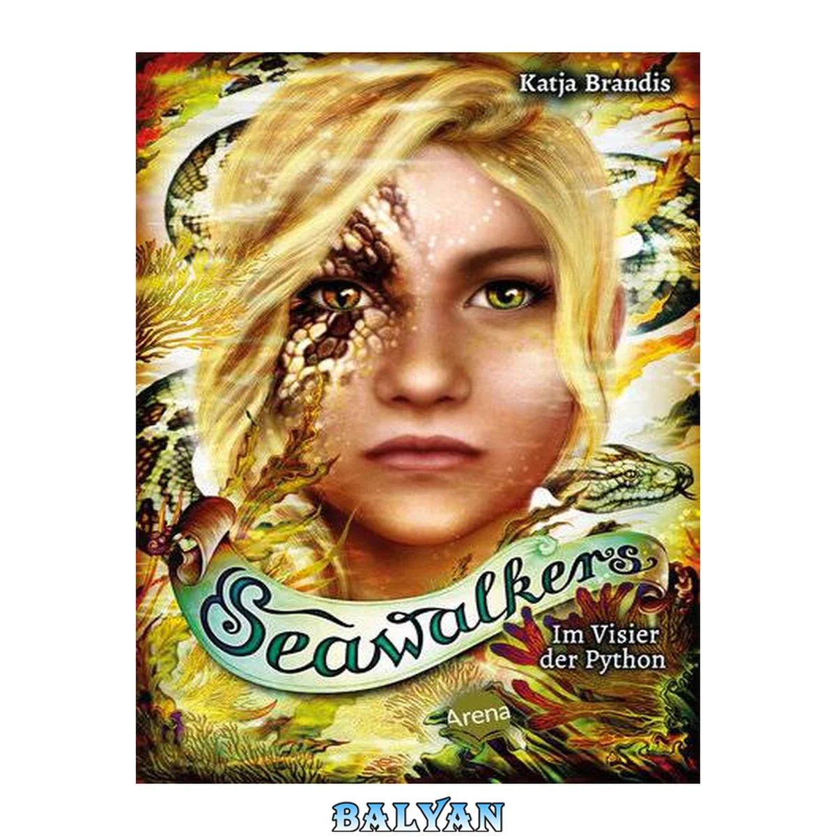 جلد کتاب Seawalkers (6). Im Visier der Python: Das große Staffelfinale der Bestseller-Reihe über Hai-Wandler Tiago und die Gestaltwandlerschule Blue Reef High