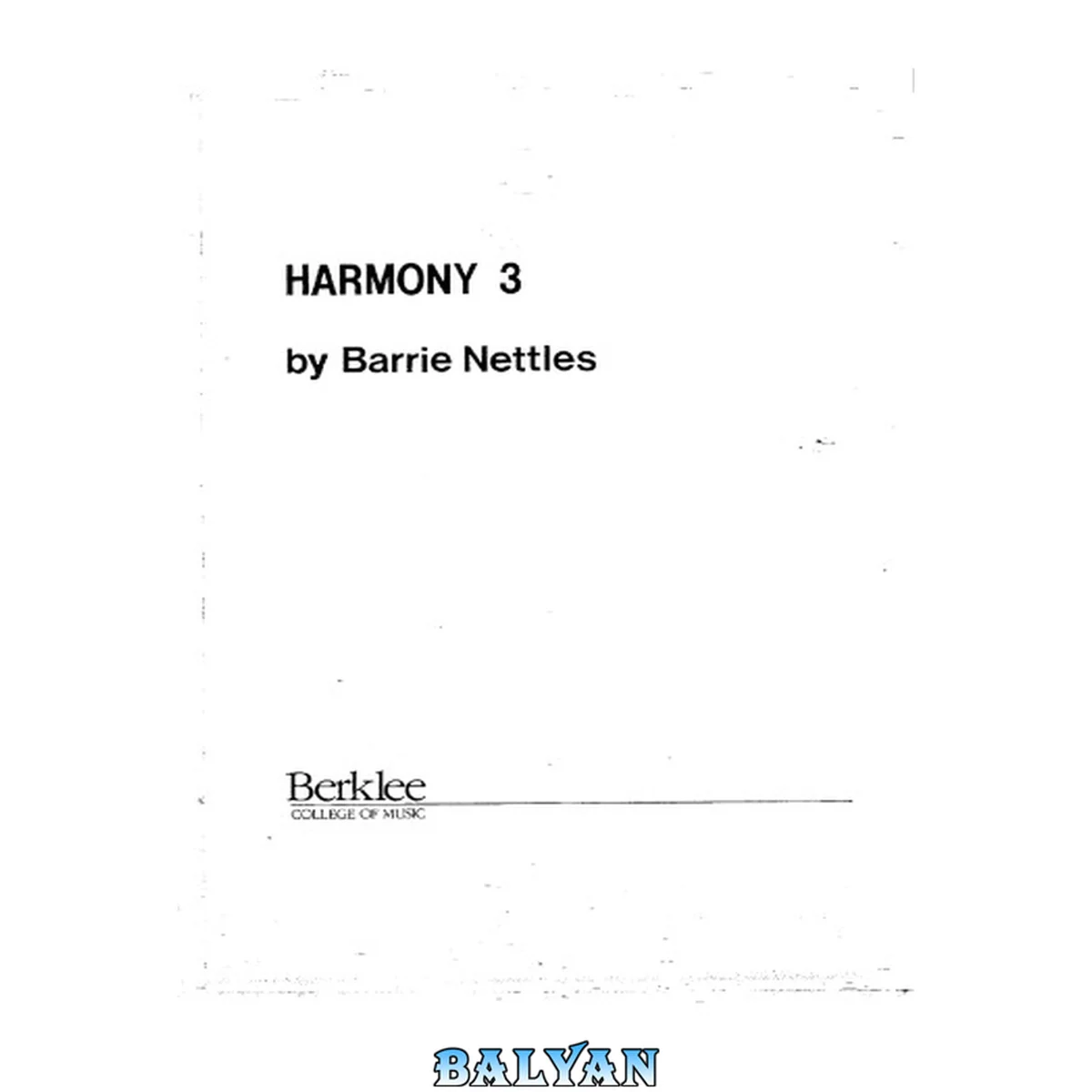 جلد کتاب Harmony Vol. 3