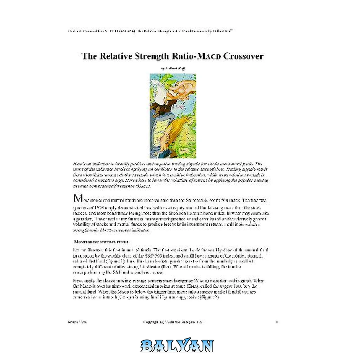 جلد کتاب The Relative Strength Ratio-Macd Crossover
