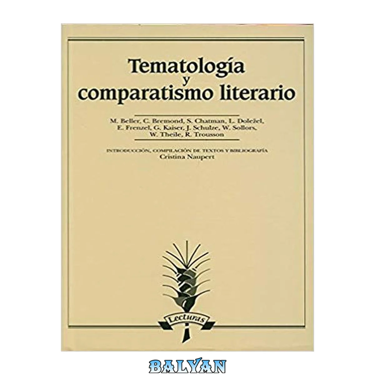 جلد کتاب Tematología y comparatismo literario (Lecturas) (Spanish Edition)