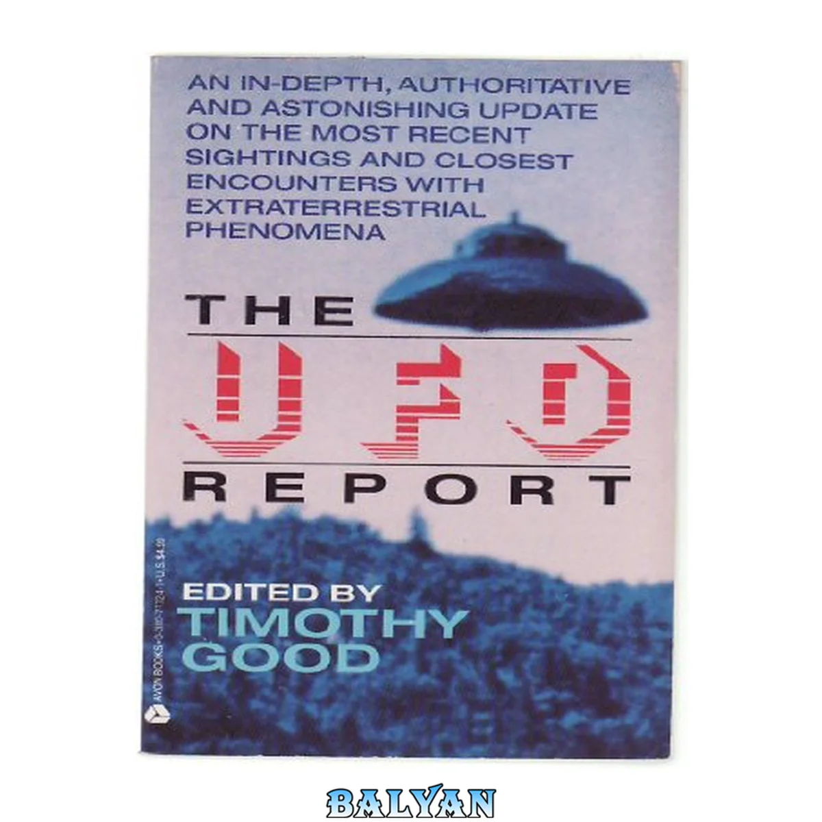 جلد کتاب The UFO report