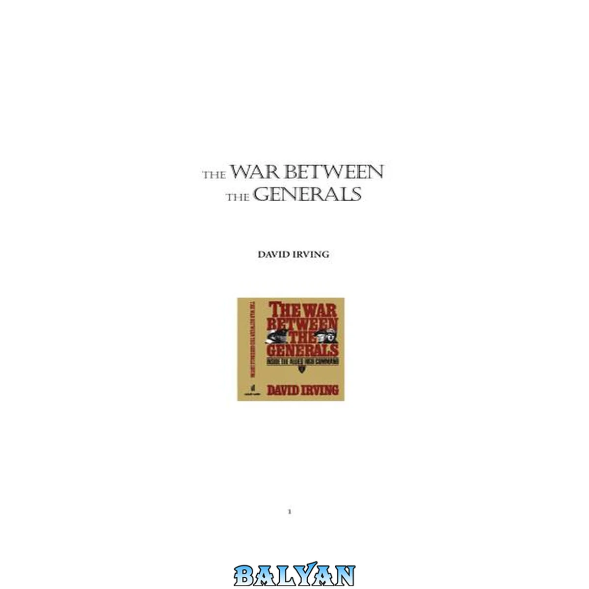 جلد کتاب The War Between The Generals