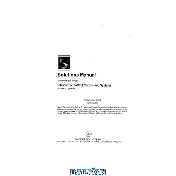 Introduction to VLSI Circuits and Systems ( draft)(Solutions)