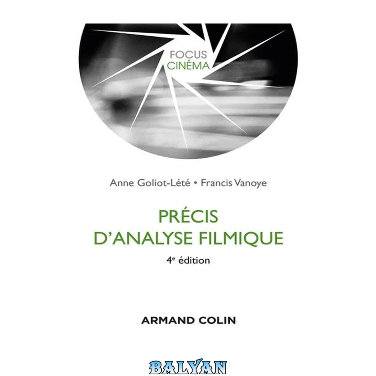 جلد کتاب Précis d'analyse filmique - 4e édition