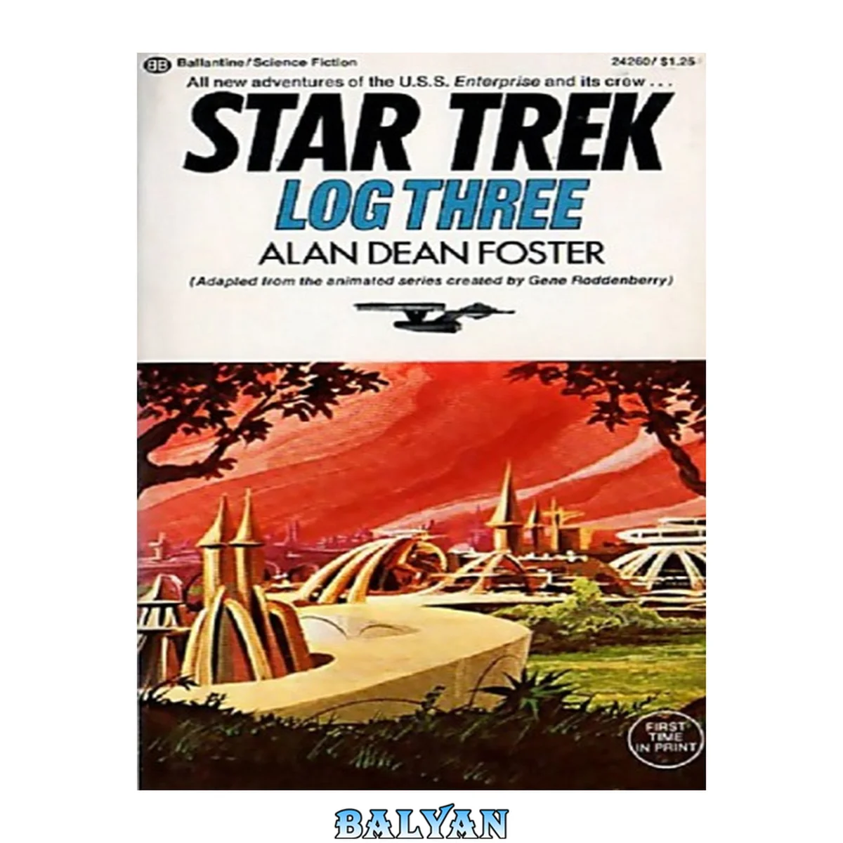 جلد کتاب Star Trek Log Three