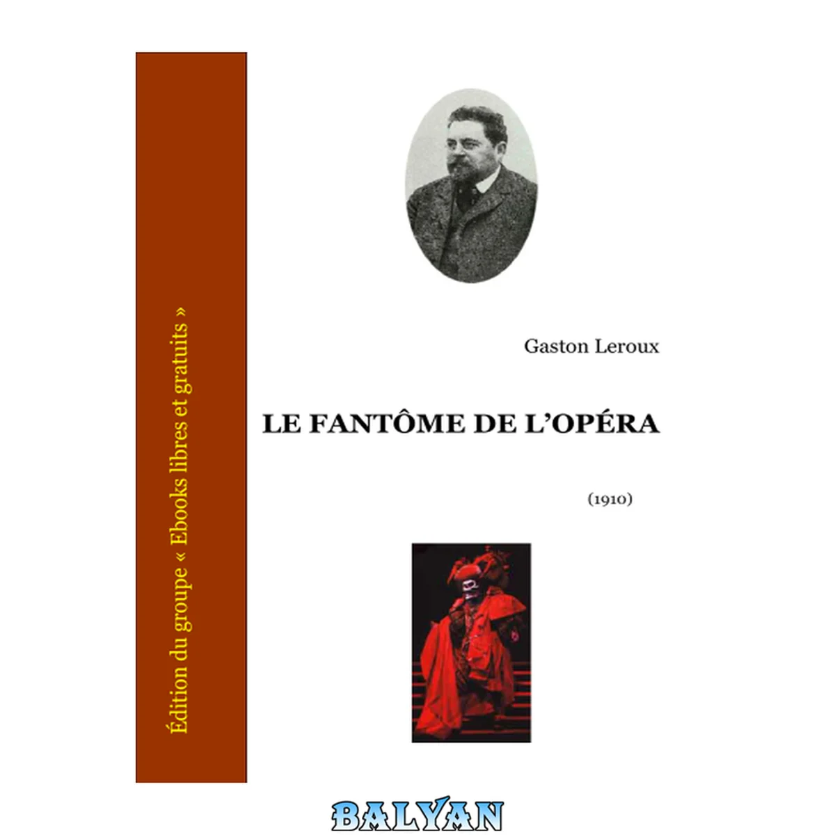 جلد کتاب Leroux, Gaston - Le fantome de l'Opera