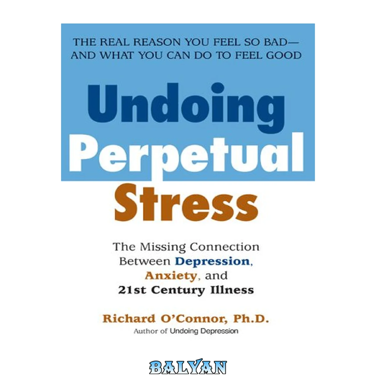 جلد کتاب Undoing perpetual stress : the missing connection between depression, anxiety, and 21st century illness
