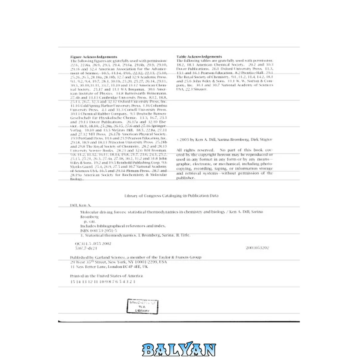 جلد کتاب Molecular Driving Forces; Statistical Thermodynamics In Chemistry And Biology