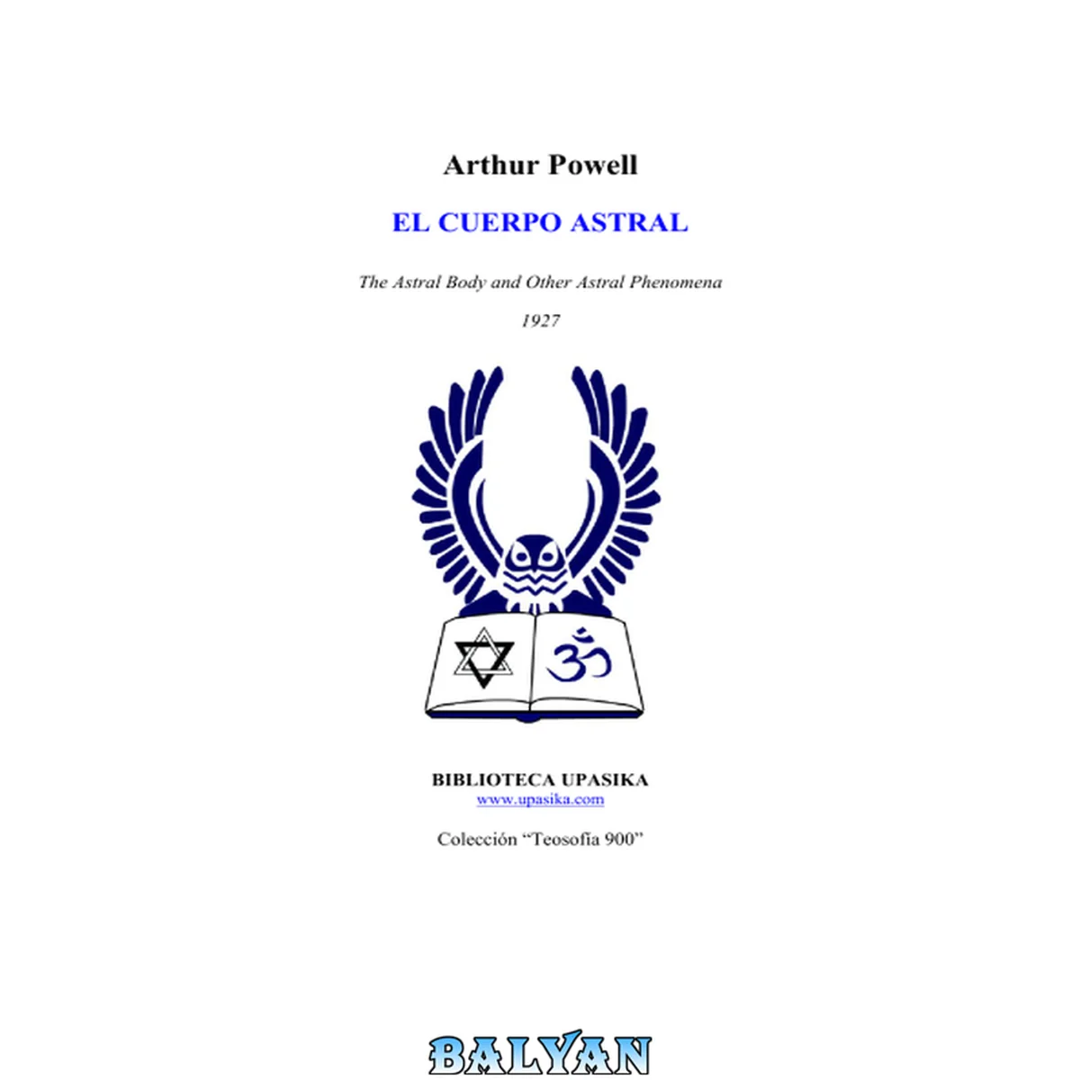 جلد کتاب El Cuerpo Astral