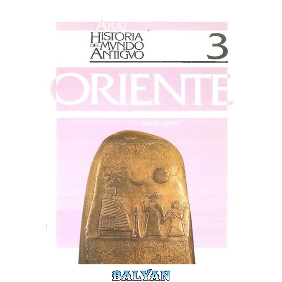 جلد کتاب Oriente. Babilonia