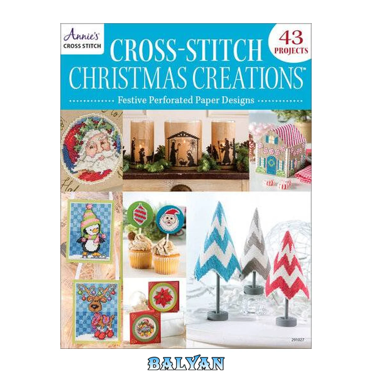 جلد کتاب Cross-Stitch Christmas creations : festive perforated paper designs