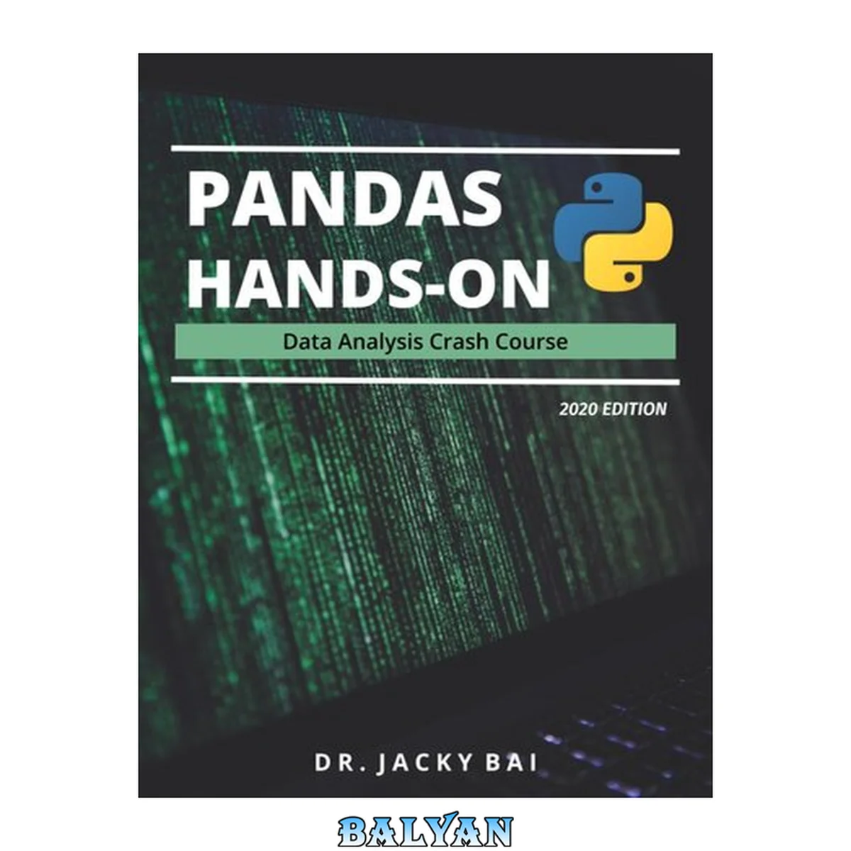 جلد کتاب Pandas Hands-on: Data Analysis Crash Course