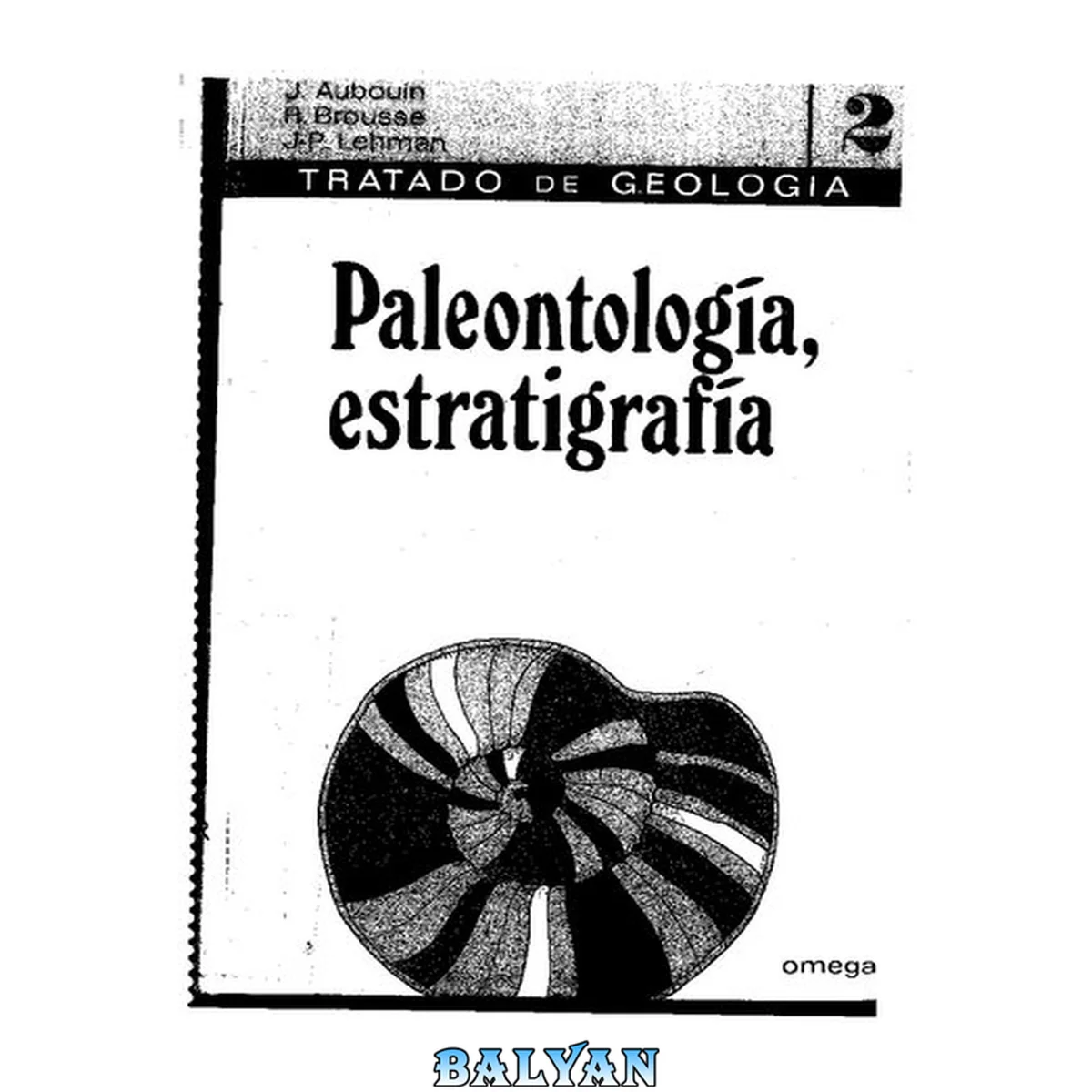 جلد کتاب Tratado de Geologia Paleontologia Estratigrafia 2