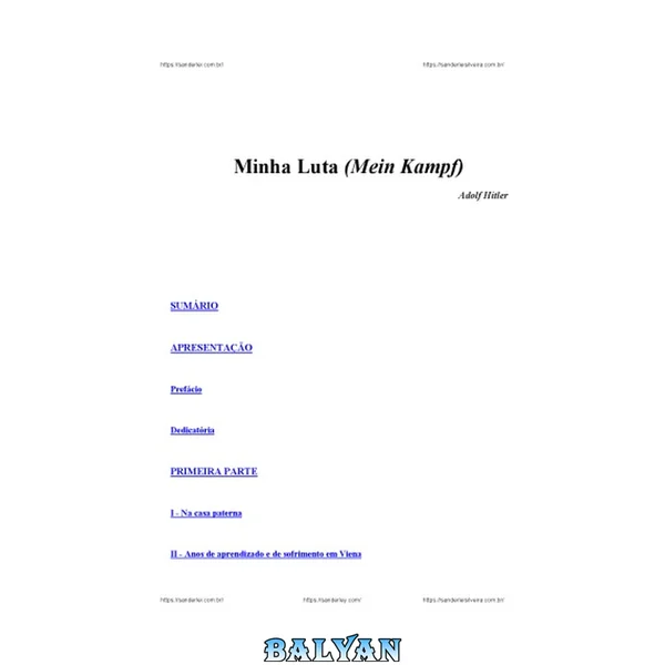 Mein Kampf (Minha luta)