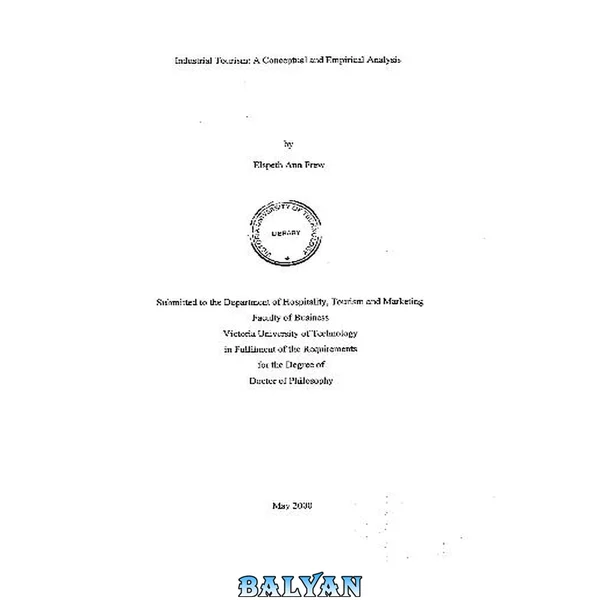 Industrial tourism. a conceptual and empirical analysis