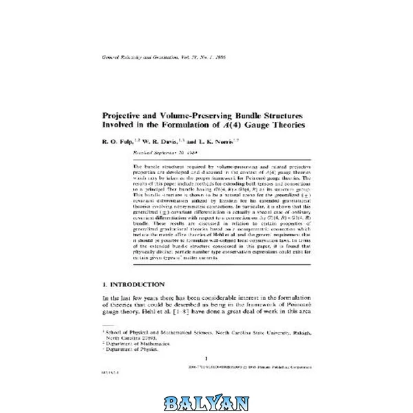 General relativity and gravitation Vol. 18
