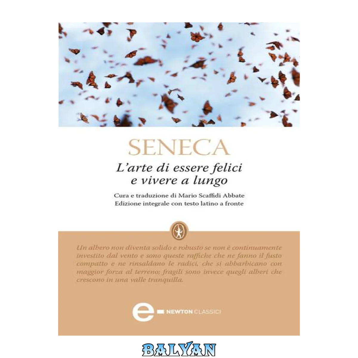 جلد کتاب L'arte di essere felici e vivere a lungo