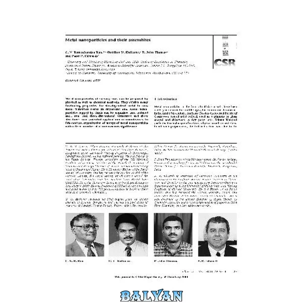 Metal nanoparticles and their assemblies