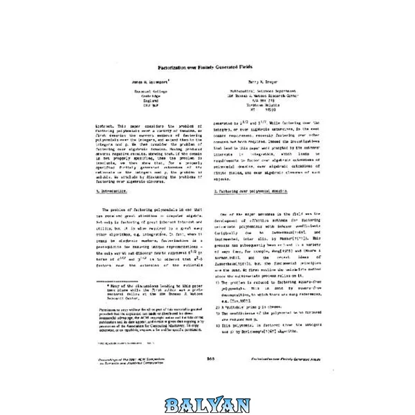 Factoring polynomials over algebraic domains