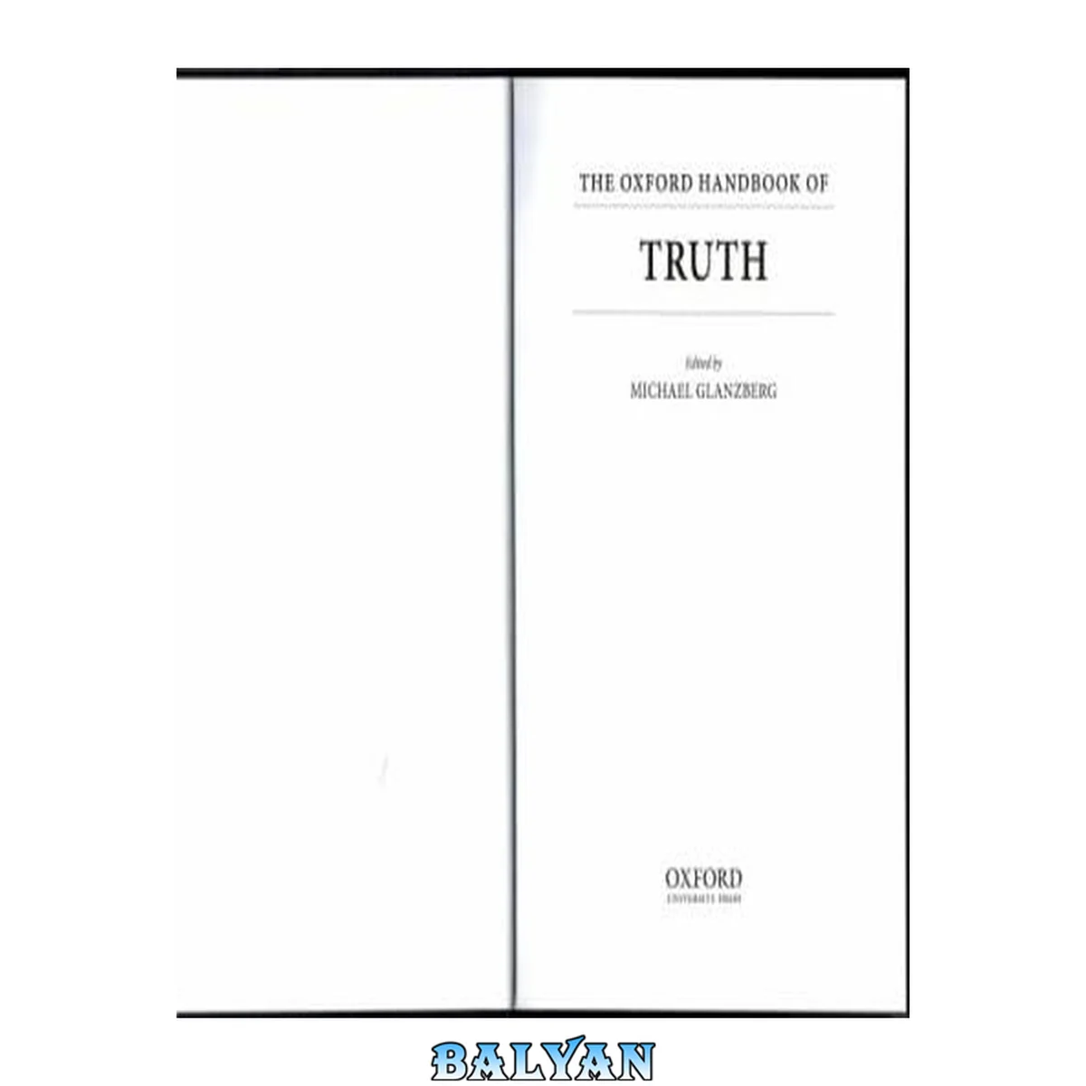 جلد کتاب The Oxford Handbook of Truth (Oxford Handbooks)