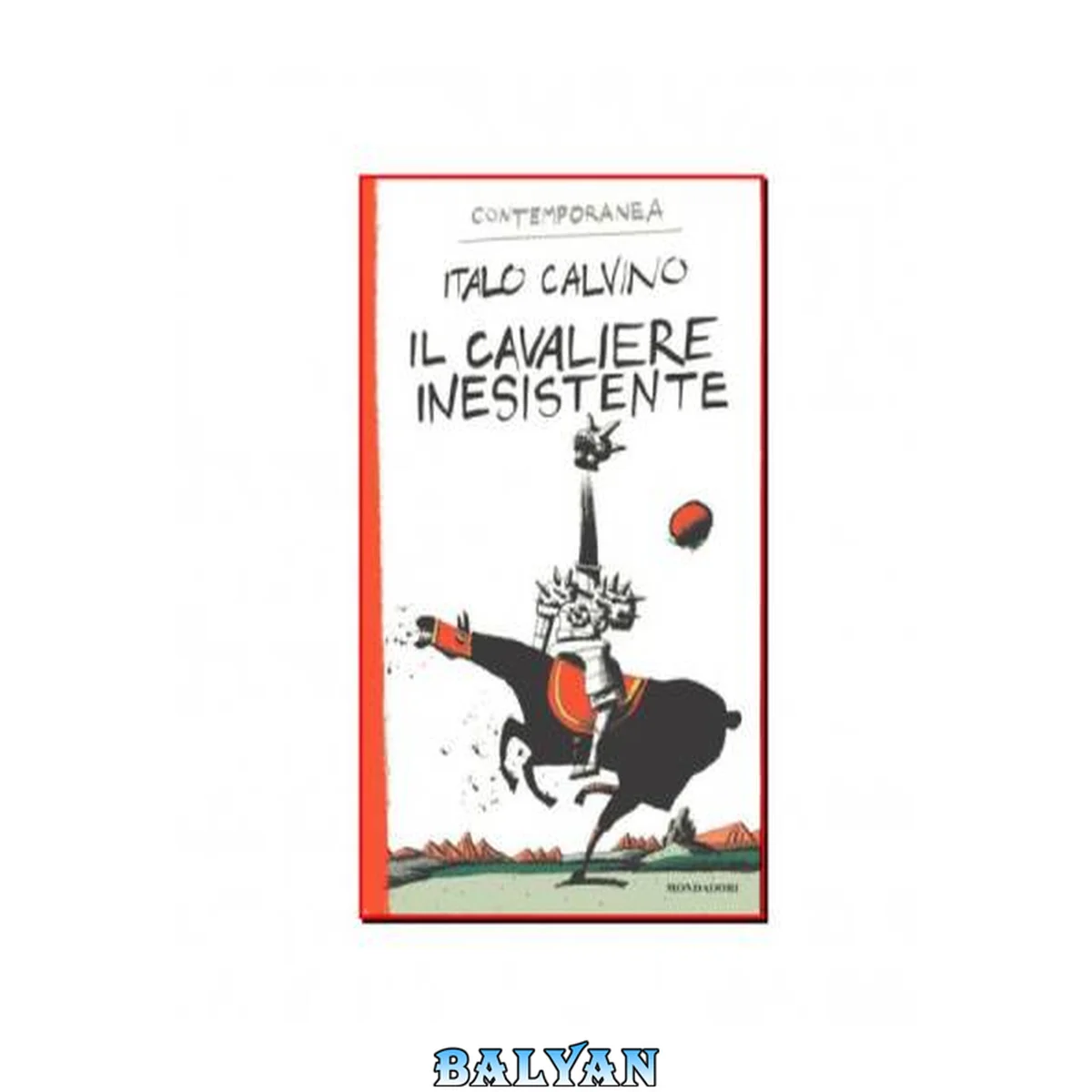 جلد کتاب Italo Calvino Il cavaliere inesistente