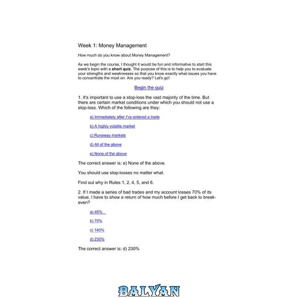 Short-Term Trading Course