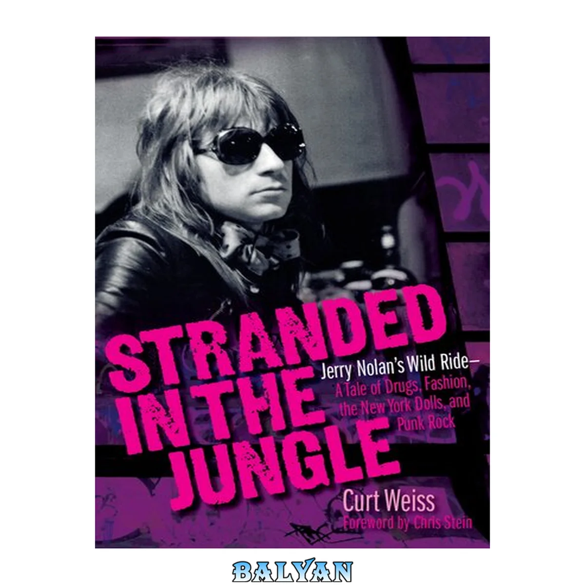 جلد کتاب Stranded in the Jungle: Jerry Nolan&amp;apos;s Wild Ride - a Tale of Drugs, Fashion, the New York Dolls, and Punk Rock