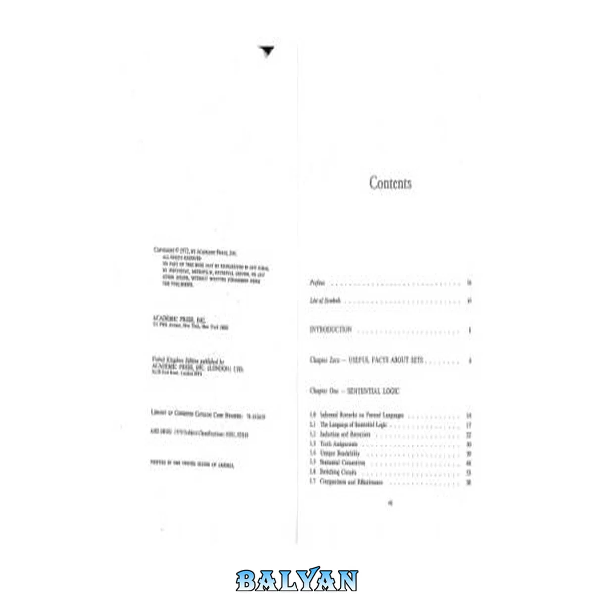 جلد کتاب A Mathematical Introduction to Logic